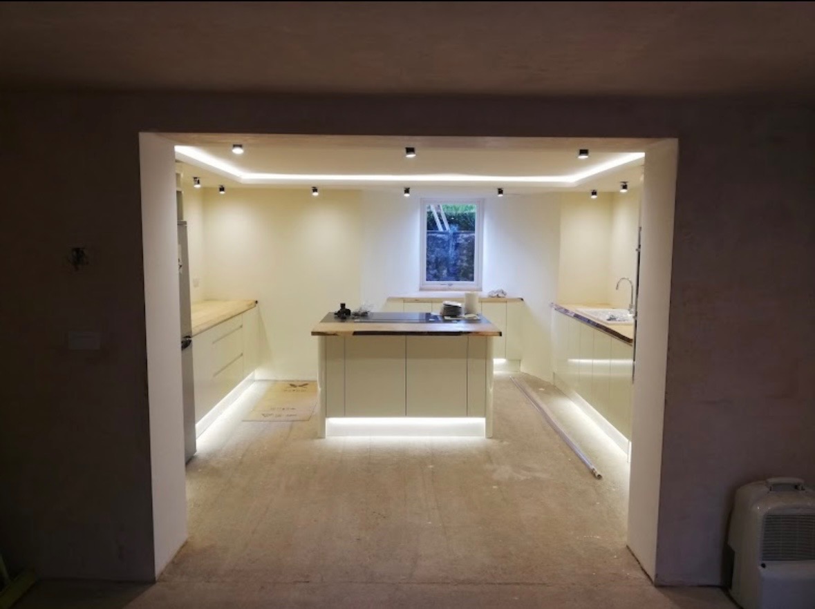 Wavertree property before HMO conversion — kitchen under construction